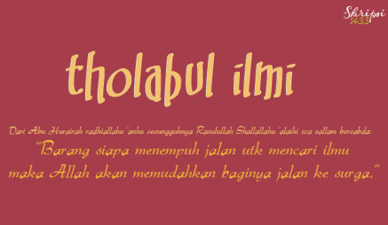 tholabul ilmi
